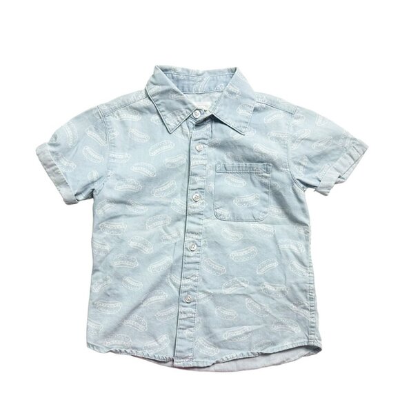 Appaman Hot Dog Chambray Button Down - Picture 1 of 5